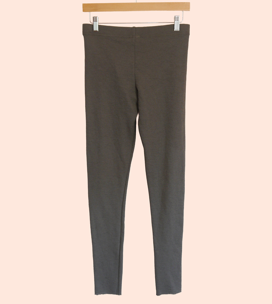 Merino Wool Leggings in Black Coffee