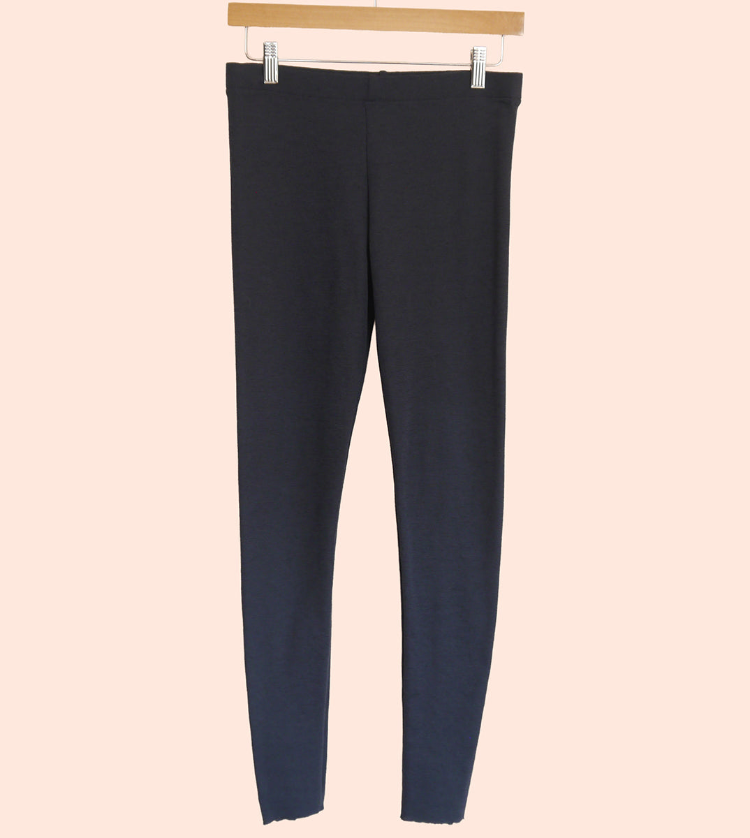 Merino Wool Leggings in Charcoal