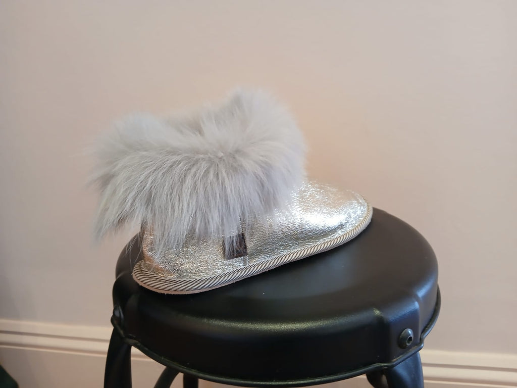 PATIQ Slipper in Silver/Grey