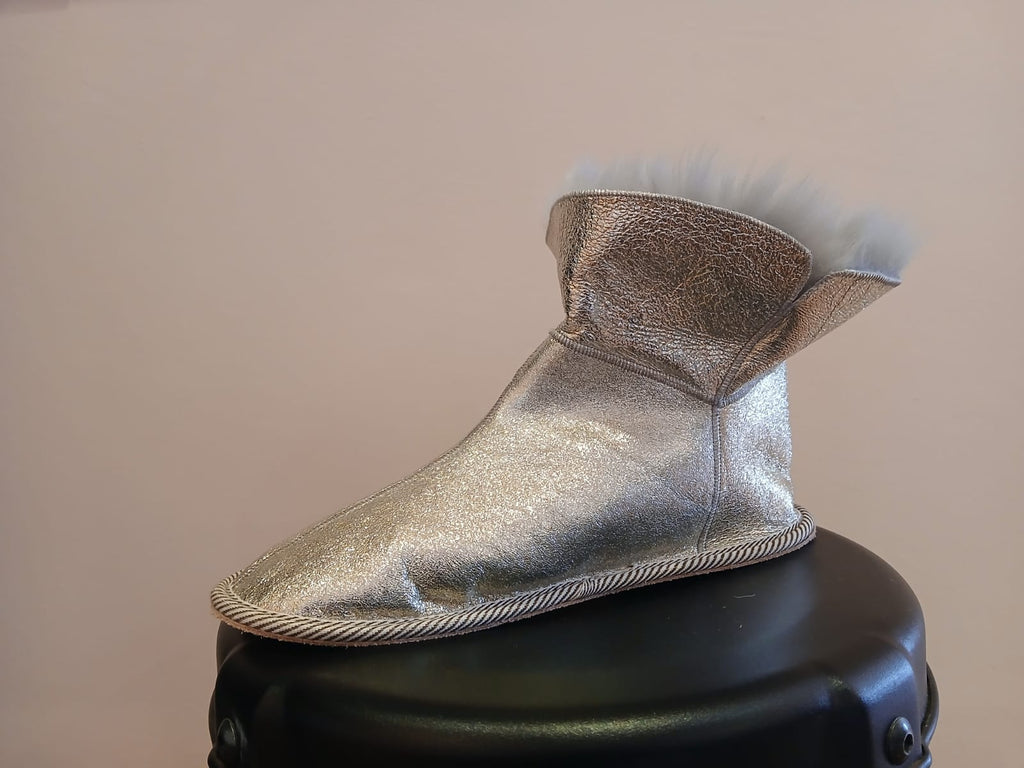 PATIQ Slipper in Silver/Grey