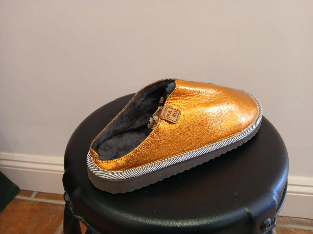 POLIN Slipper in Tangerine