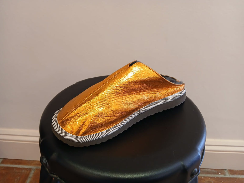 POLIN Slipper in Tangerine